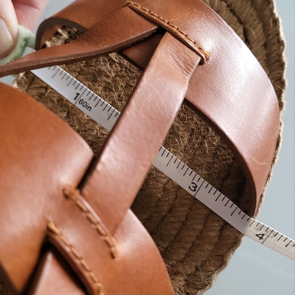 Jimmy Choo Denise Flat Vachetta Espadrille Sandals - Picture 9 of 9